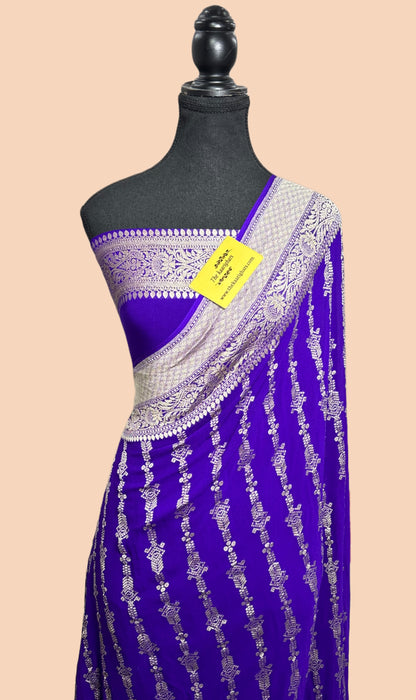 Buy Pure Khaddi Georgette saree online