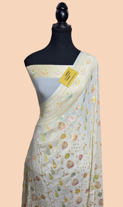 Buy Pure Khaddi Georgette saree online
