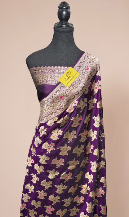 buy pure katan silk saree in USA