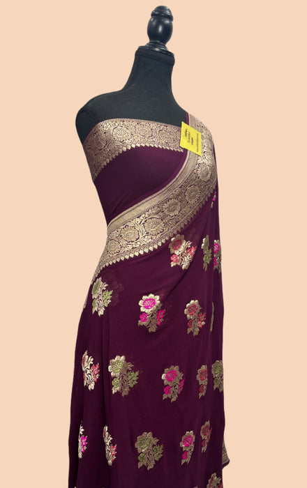 Buy authentic Banarasi sarees inline in USA