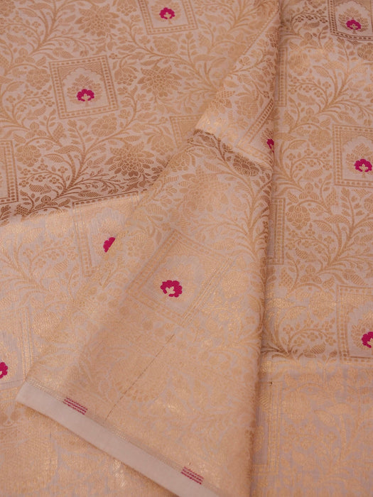 Pure Katan Banarasi Handloom Saree - Meenakari Brocade Work