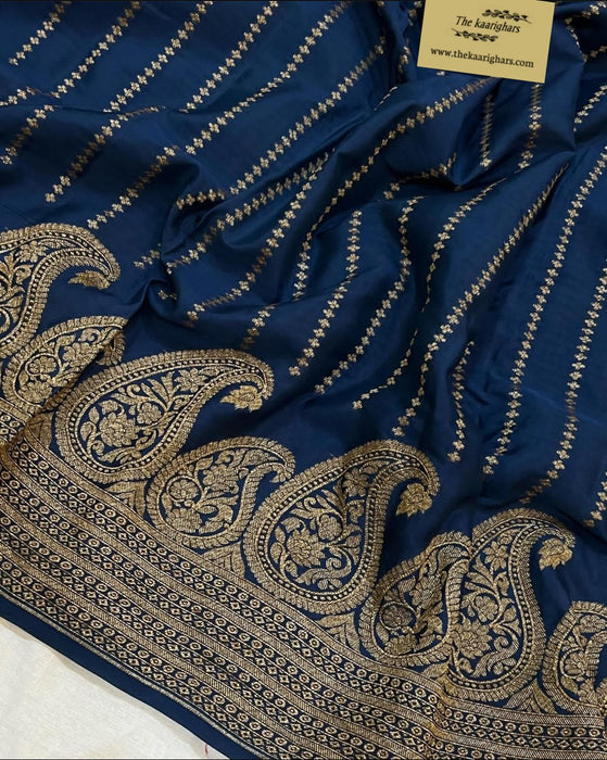 Buy Blue banarasi saree
