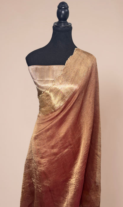 Pure Banarasi Tissue Handloom Saree - Reshmi Zari