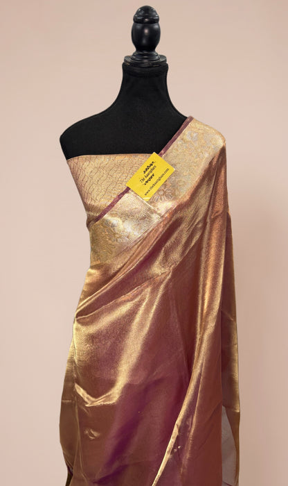 Pure Banarasi Tissue Handloom Saree - Reshmi Zari