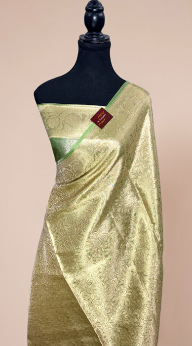 Pure Banarasi Tissue Handloom Saree - Designer Brocade