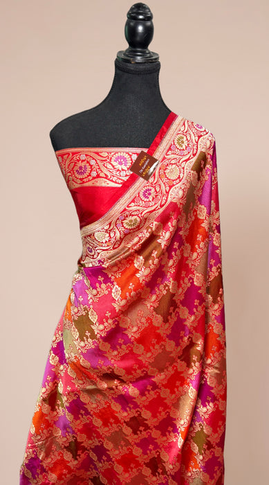 Pure Katan Banarasi Handloom Saree - Rangkat