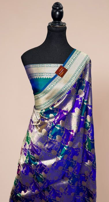 Pure Katan Banarasi Handloom Saree - Rangkat