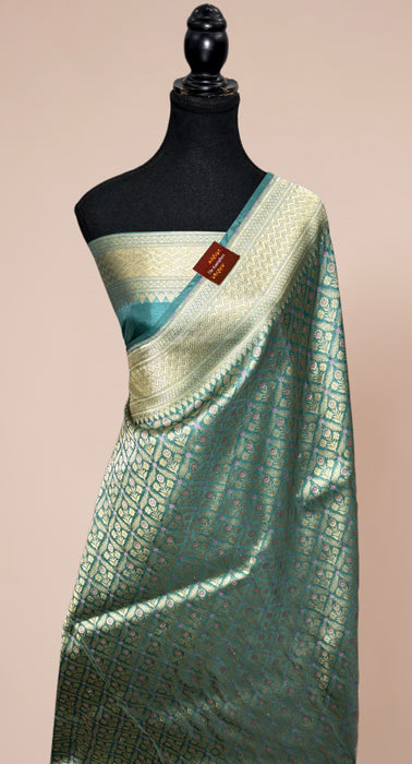 Pure Katan Banarasi Handloom Saree - Brocade Tanchui