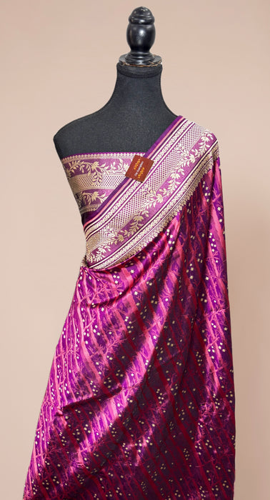Pure Katan Banarasi Handloom Saree - Brocade Tanchui