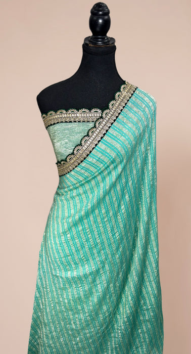 Pure Banarasi Tissue Handloom Saree - Designer Work