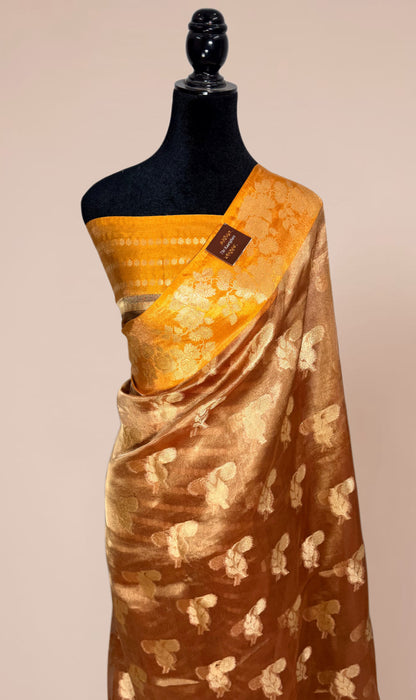 Pure Tissue Chiniya Banarasi Handloom Saree