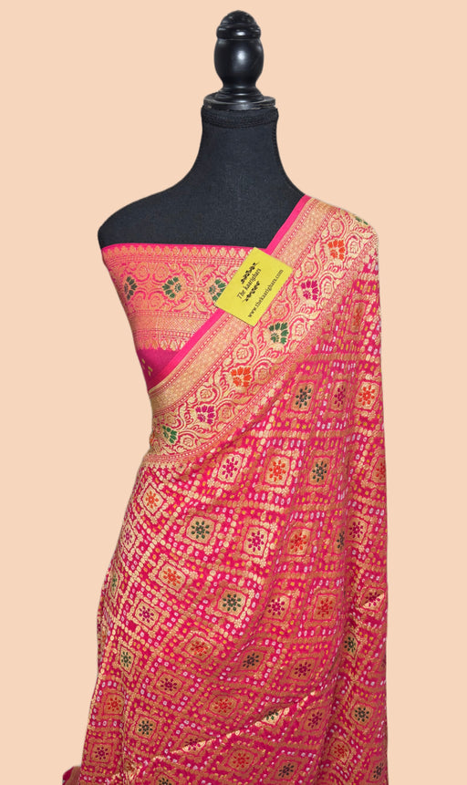 Buy Bandhani saree online 