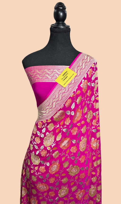 Buy Pure Khaddi Georgette saree online
