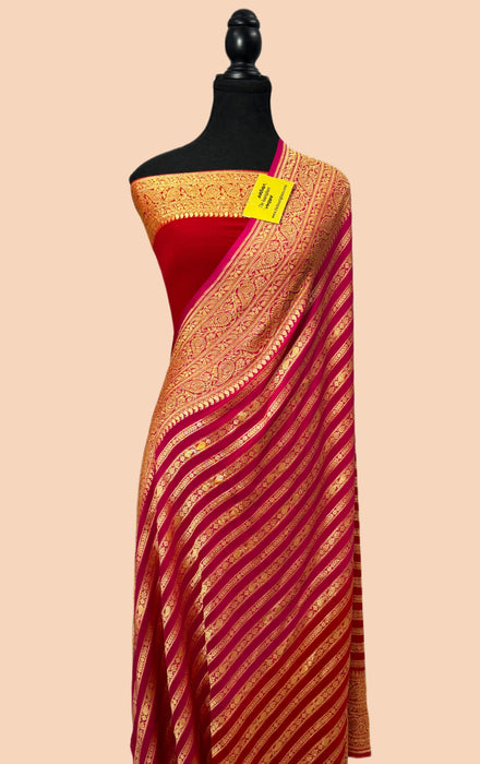 Double shade georgettesaree online in US