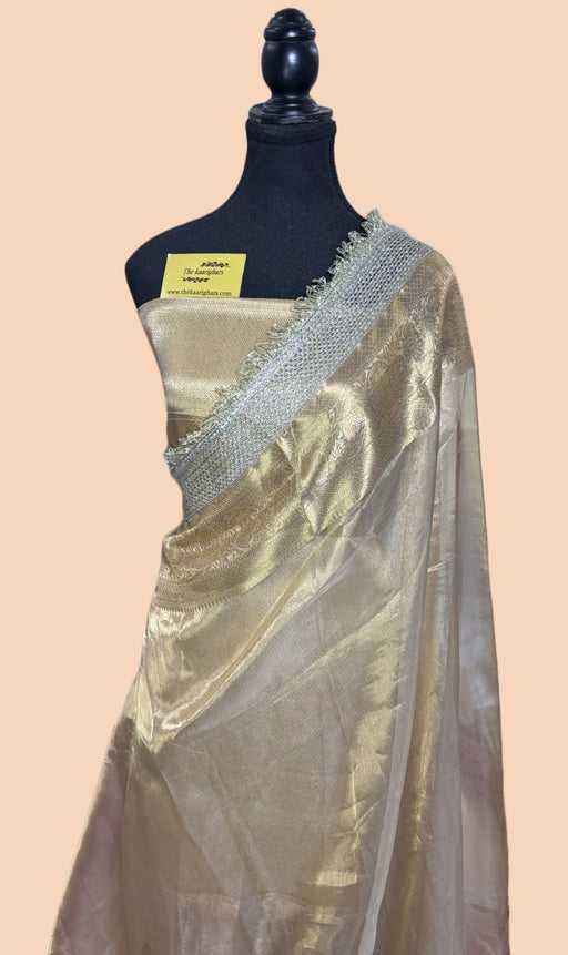 buy Pure Banarasi tissue Saree in USA