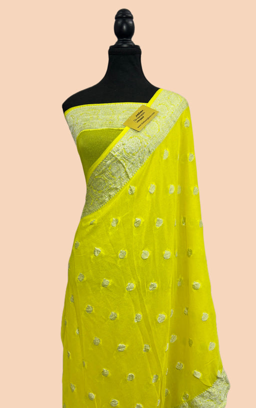 Buy Pure Chiffon Banaasi saree online in Usa