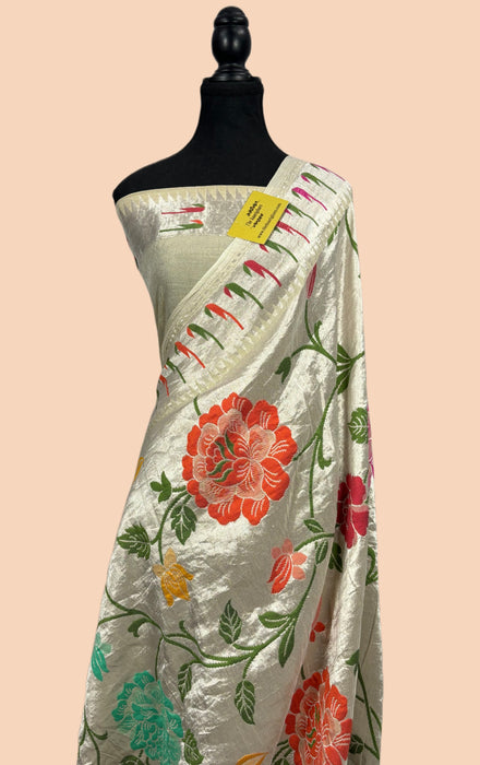 buy tussar brocade saree online