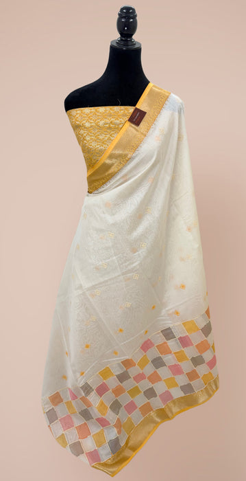 Pure Cotton Banarasi Handloom Saree