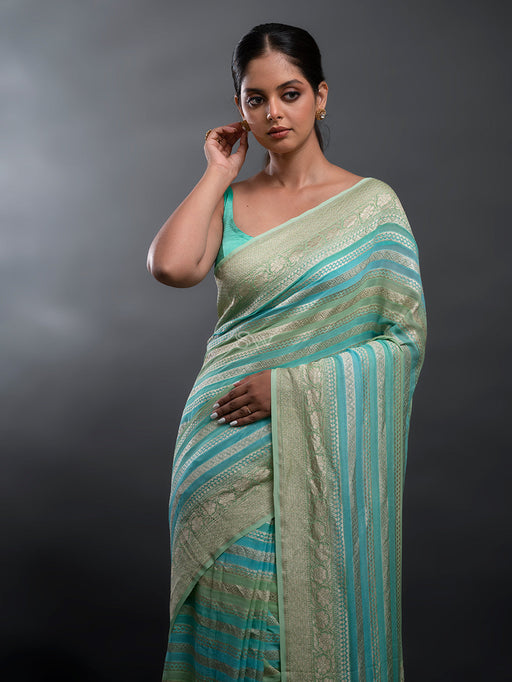 Buy Pure Khaddi Georgette saree online