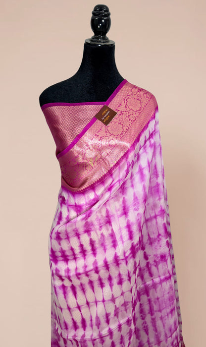 Pure Kora Organza Banarasi Handloom Saree