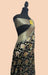 Buy Black Khaddi georgette saree online in US