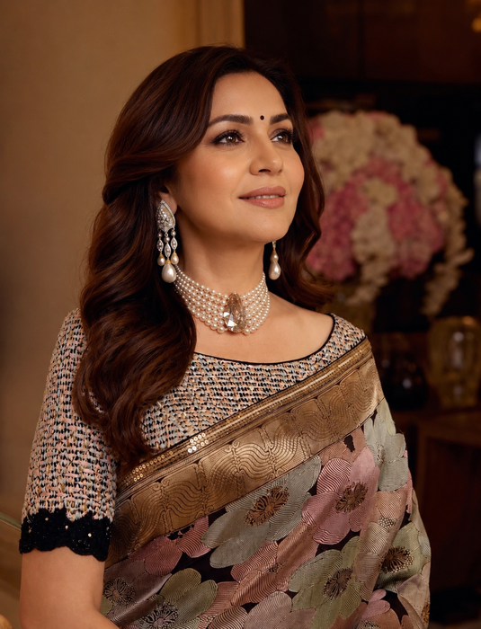 Black Pure Katan Banarasi Handloom Saree - Designer Tanchui Meenakari Work