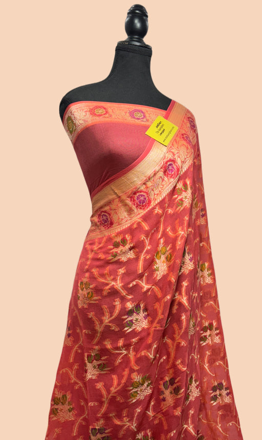 Pure Banarasi Chiffon saree