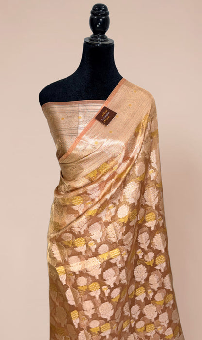 Pure Tissue Chiniya Banarasi Handloom Saree