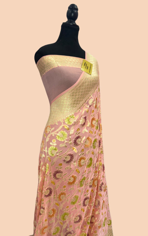 buy opium banarasi georgette saree online in UK