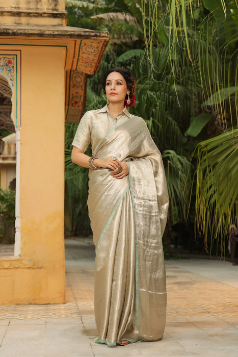 Pure Banarasi Tissue Handloom Saree - Brocade