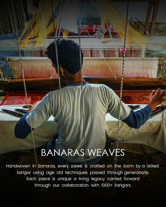 Light Blue Pure Kadhwa Chiffon Georgette Banarasi Saree