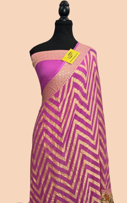 Buy Khaddi Chiffon Georgette banarasi online 