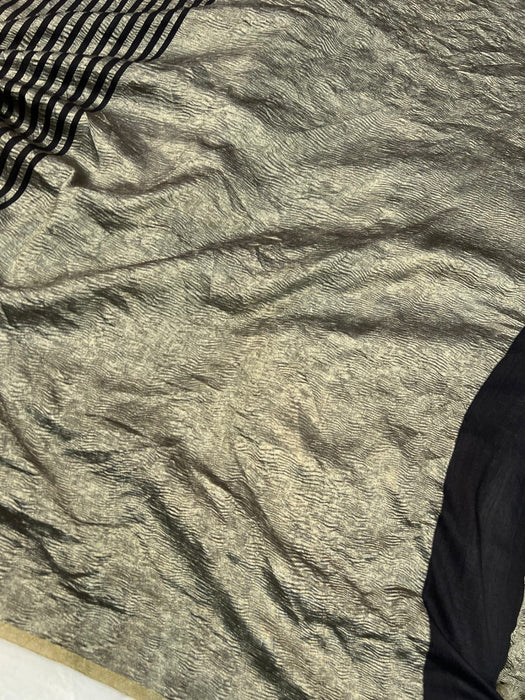 Sakshi Tanwar Pure Banarasi Tissue Munga Handloom Saree - Designer Work