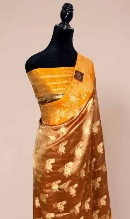 Pure Tissue Chiniya Banarasi Handloom Saree