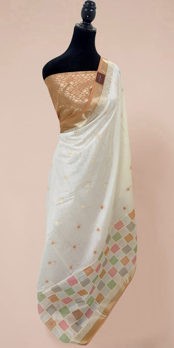 Pure Cotton Banarasi Handloom Saree