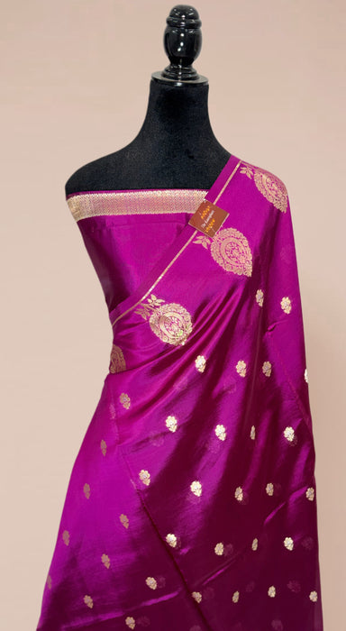 Pure Raw Mango Banarasi Handloom Saree