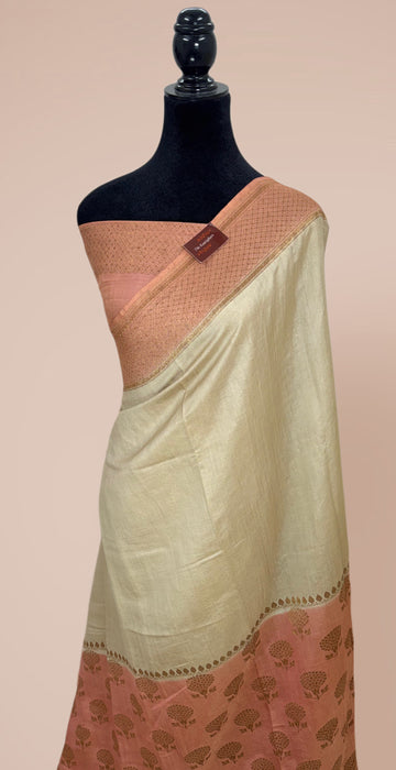 Pure Moonga Banarasi Handloom Saree - Designer Saree