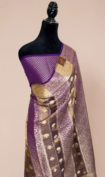 Pure Tissue Chiniya Banarasi Handloom Saree