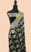 Buy Black Georgette water zari saree