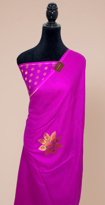 Pure Moonga Banarasi Handloom Saree - Designer Saree