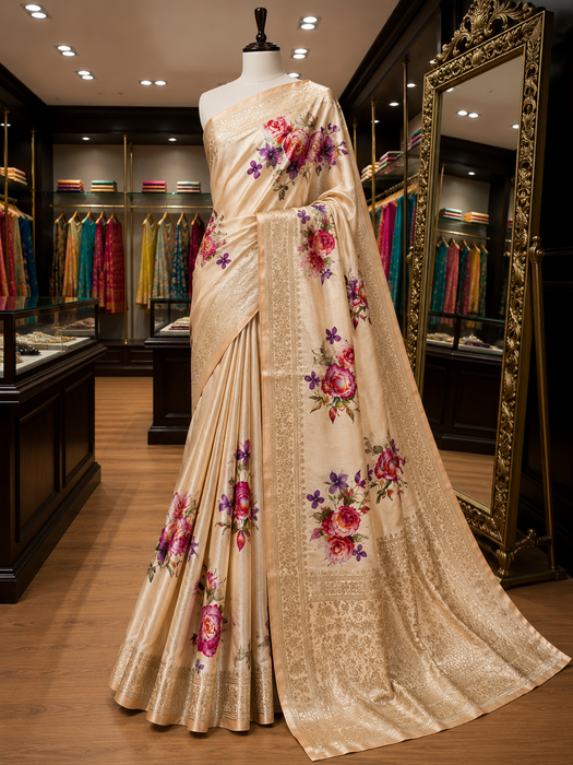 Pure Banarasi Silk Handloom Saree