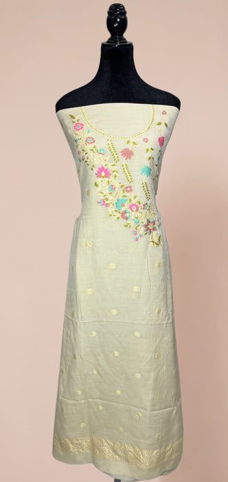 Pure Munga Georgette Banarasi Suit - Designer Meenakari