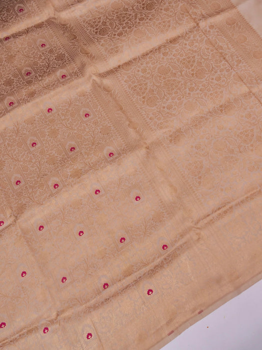 Pure Katan Banarasi Handloom Saree - Meenakari Brocade Work
