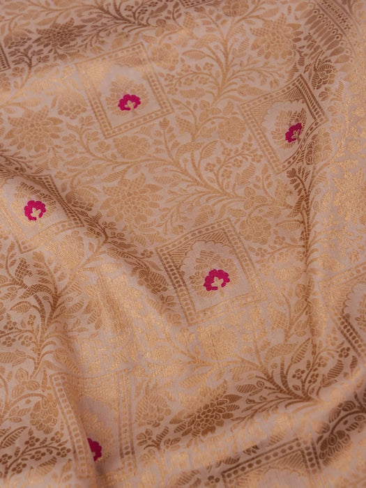 Pure Katan Banarasi Handloom Saree - Meenakari Brocade Work