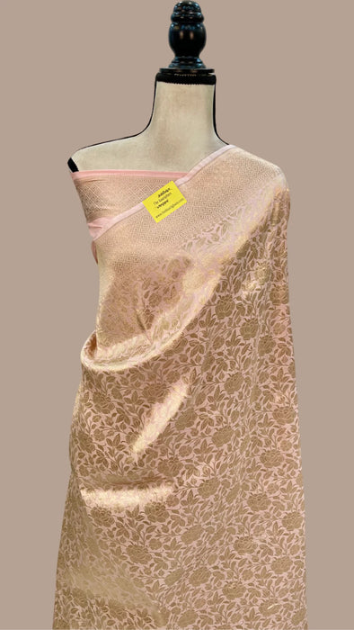 Pure Katan Silk Banarasi Handloom Saree - Tanchui Brocade