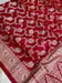 Buy Red Bridal banarasi saree