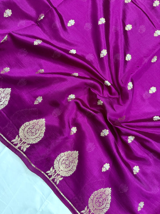 Pure Raw Mango Banarasi Handloom Saree
