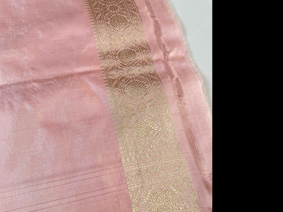 Pure Katan Silk Banarasi Handloom Saree - Sona Roopa Jaal work
