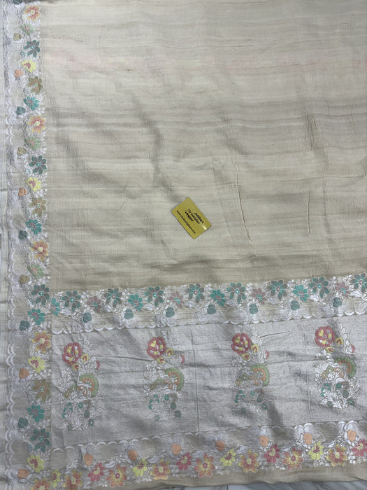 Tussar Georgette Banarasi Handloom Saree - Paithani