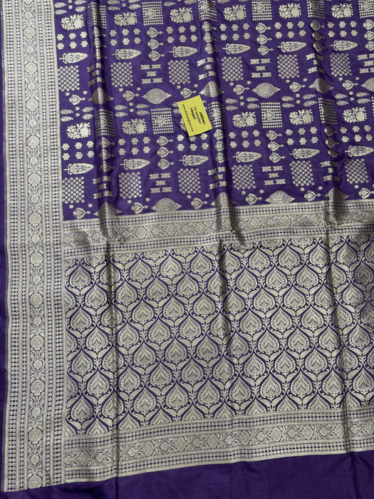 Pure Katan Banarasi Handloom Saree - Sona Work
